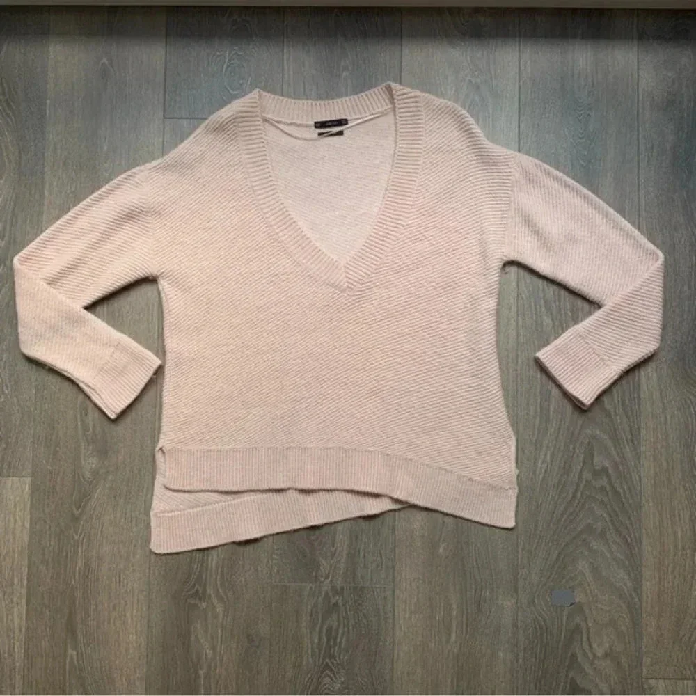 Zara Women's Knit Sweater Small pink Coquette Fairy Coastal Cottage core boho - Picture 5 of 16